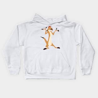 A Relaxed Meerkat Kids Hoodie